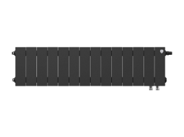 Биметаллический радиатор отопления Royal Thermo PianoForte 200 14 секций Noir Sable VDR