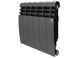 Биметаллический радиатор отопления Royal Thermo BiLiner 350 6 секций Noire Sable