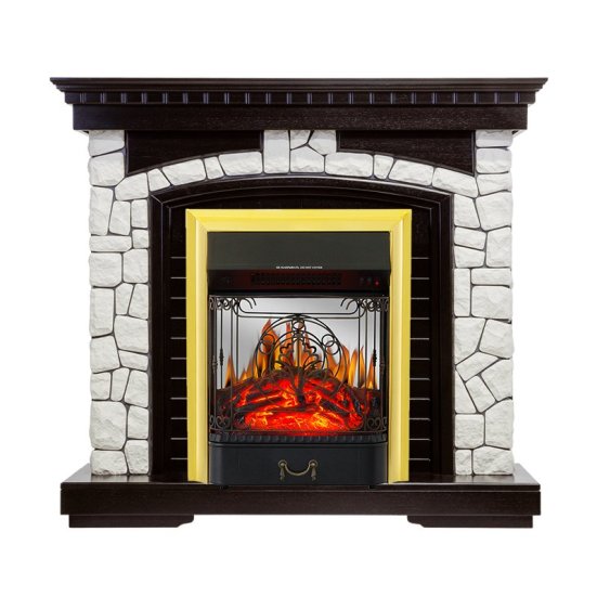 Каминокомплект Royal Flame Glasgow с очагом Majestic FX M Brass