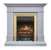 Каминокомплект Royal Flame California STD CRM (Разборный) с очагом Fobos FX Brass санд смоук
