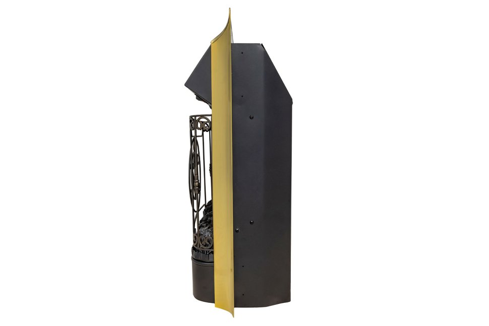 Каминокомплект Royal Flame Dublin RUSTIC (Разборный) с очагом Majestic FX M Brass дуб натуральный