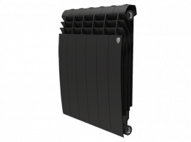 Биметаллический радиатор отопления Royal Thermo BiLiner 500 12 секций Noir Sable